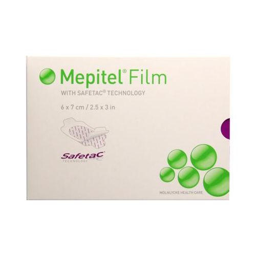 MEPITEL Film Folienverband 6x7 cm 10 St