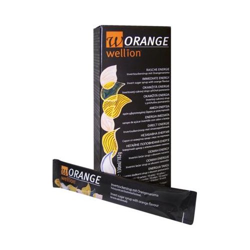 WELLION ORANGE Invertzuckersirup Beutel 10X13 ml