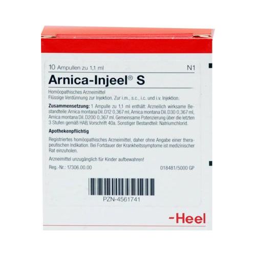 ARNICA INJEEL S Ampullen 10 St