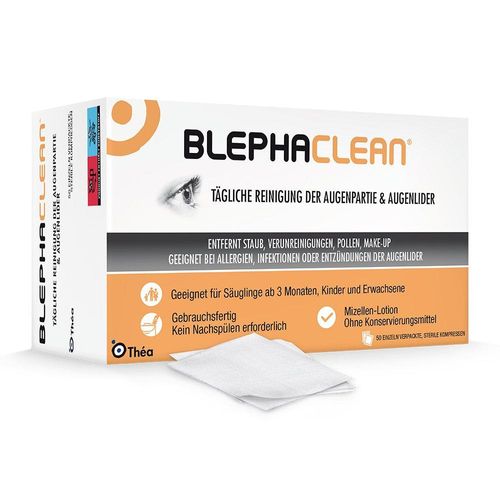 BLEPHACLEAN Kompressen sterile 50 St