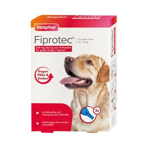 FIPROTEC 268 mg Lösung z.Auftr.f.große Hunde 3X2.68 ml
