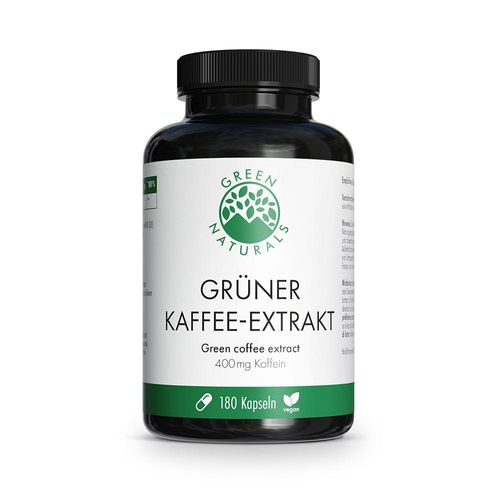 GREEN NATURALS Grüner Kaffee-Extr.100% Koffein Kps 180 St