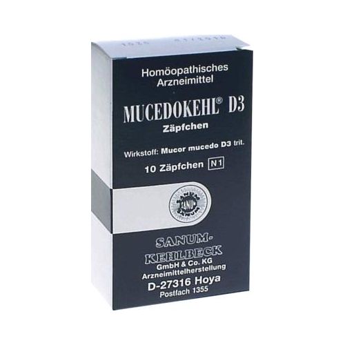 MUCEDOKEHL D 3 Zäpfchen 10 St