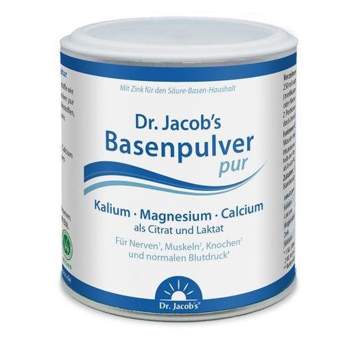 Dr.Jacob's Basenpulver pur Basen-Citrat-Laktat Mineralstoffe 200 g