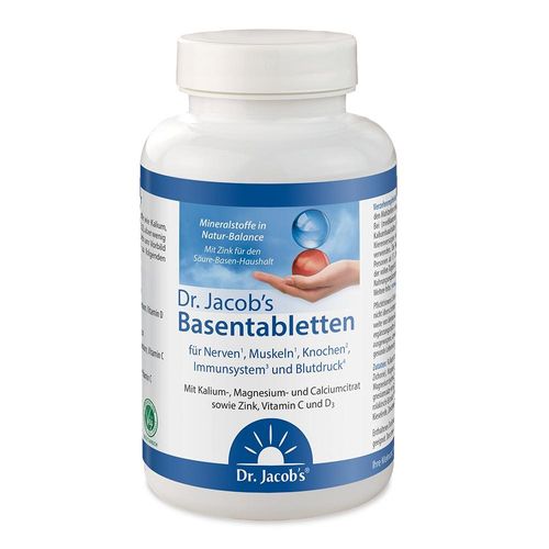 Dr.Jacob's Basentabletten Basen-Citrat-Mineralstoffe Basisch 250 St