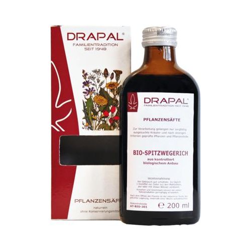 SPITZWEGERICHBLÄTTER Bio Pflanzensaft Drapal 200 ml