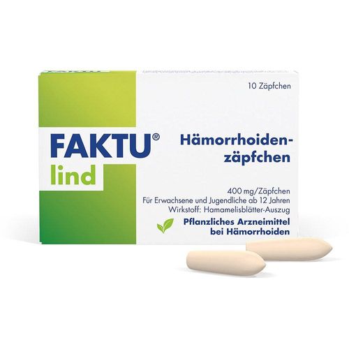 FAKTU lind Hämorrhoidenzäpfchen 10 St