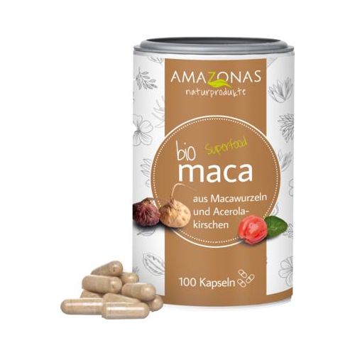 MACA BIO Vegicaps mit Bio Acerola Pulver 60 g