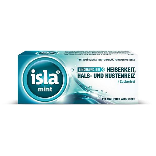 isla mint Halspastillen bei Halskratzen und Reizhusten 30 St