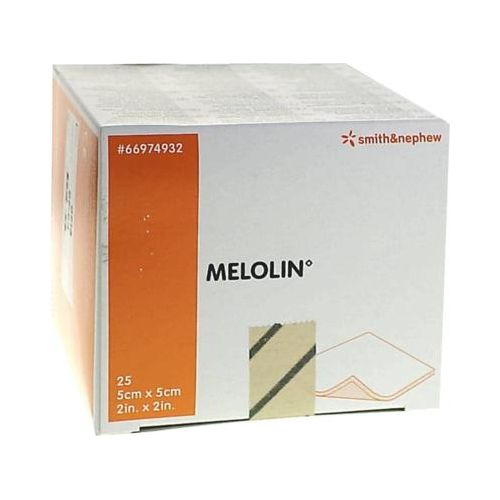 MELOLIN 5x5 cm Wundauflagen steril 25 St