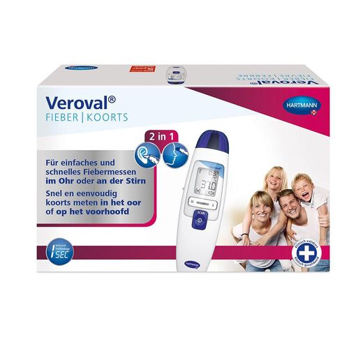 VEROVAL 2in1 Infrarot-Fieberthermometer 1 St