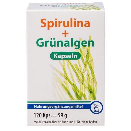 SPIRULINA+GRÜNALGEN Kapseln 120 St