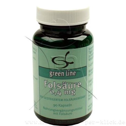 FOLSÄURE 0,4 mg Kapseln 90 St