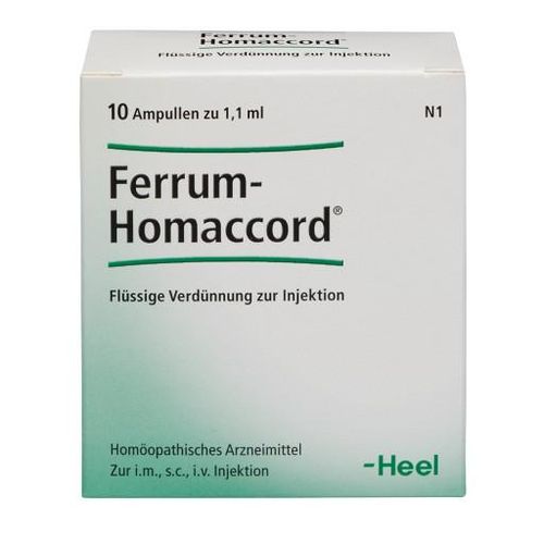 FERRUM HOMACCORD Ampullen 10 St