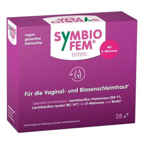 SYMBIOFEM Intim Milchsäurebakterien mit D-Mannose 28 St