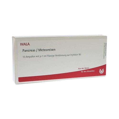 PANCREAS/METEOREISEN Ampullen 10X1 ml