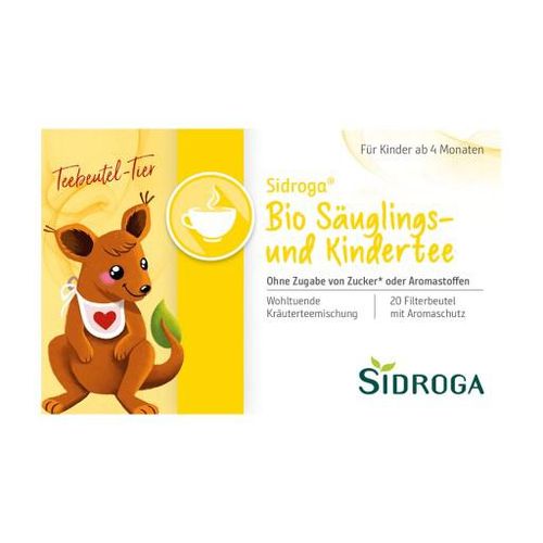 SIDROGA Bio Säuglings- und Kindertee Filterbeutel 20X1.3 g