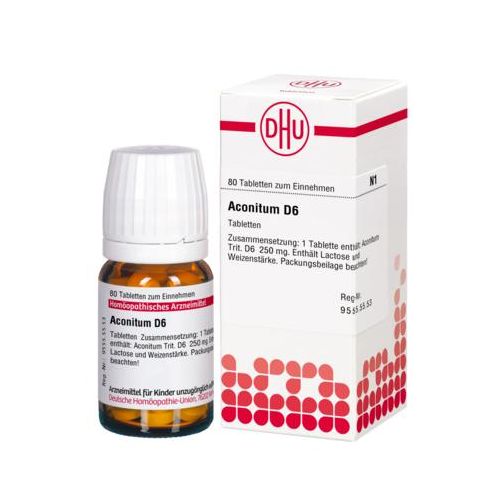 ACONITUM D 6 Tabletten 80 St