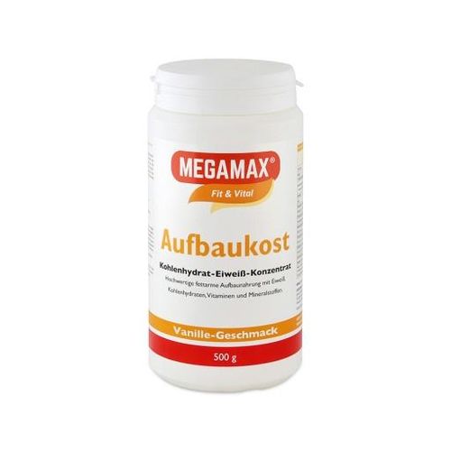 MEGAMAX AUFBAUKOST VANILLE 500 G - Aufbaunahrung 500 g