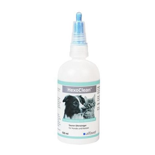 HEXOCLEAN saurer Ohrreiniger f.Hunde und Katzen 150 ml