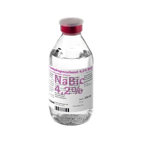 NATRIUMHYDROGENCARBONAT 4,2% Infusionslösung 10X250 ml