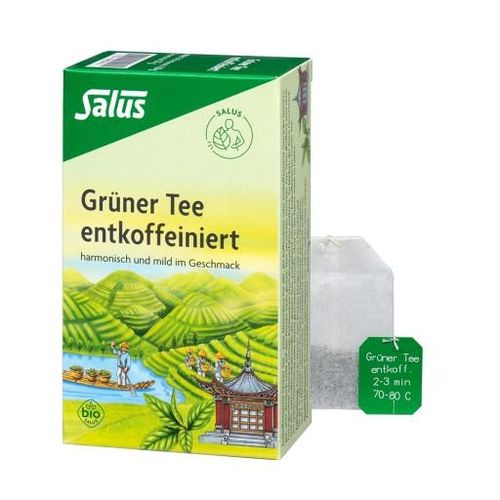 GRÜNER TEE entkoffeiniert Bio Salus Filterbeutel 15 St