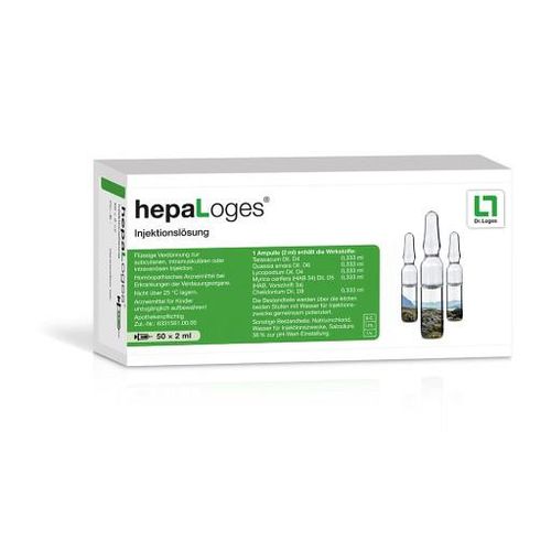 HEPALOGES Injektionslösung Ampullen 50X2 ml