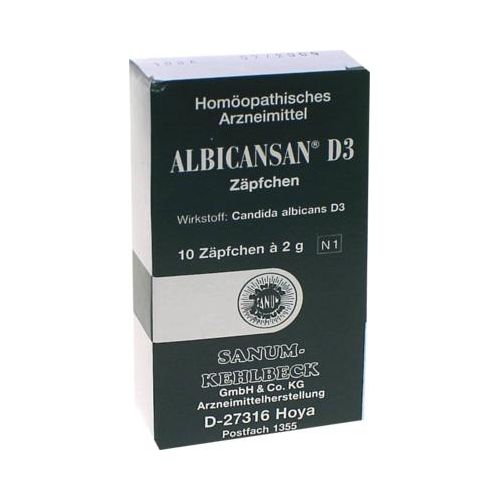 ALBICANSAN D 3 Zäpfchen 10 St