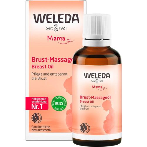 Weleda Brust-Massageöl - Pflegt und entspannt die Brust 50 ml