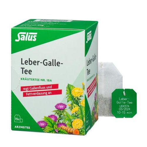 LEBER GALLE-Tee Kräutertee Nr.18a Salus Filterbtl. 15 St