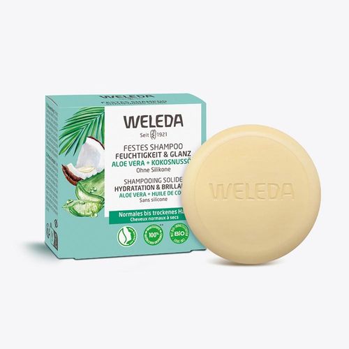 WELEDA Festes Shampoo Feuchtigkeit & Glanz 50 g