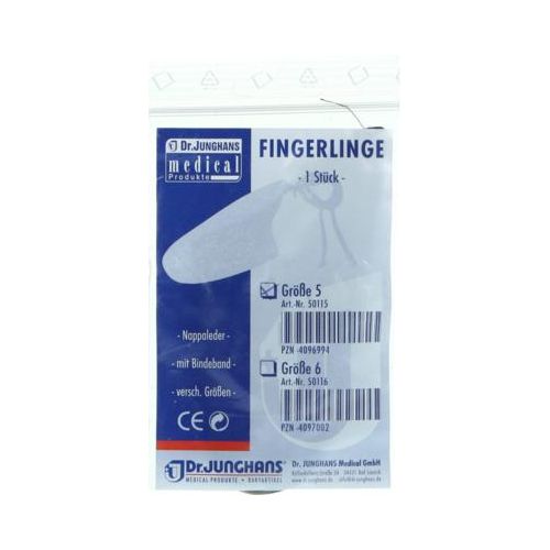 FINGERLING Nappaleder Gr.5 m.Bindeband 1 St