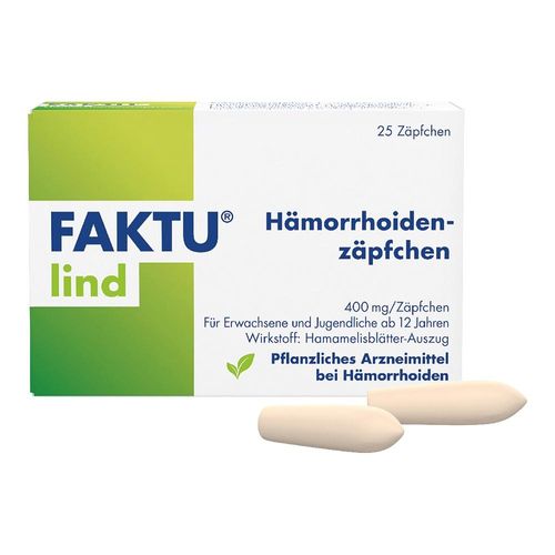 FAKTU lind Hämorrhoidenzäpfchen 25 St