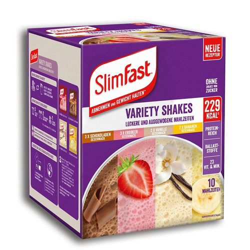 SLIM FAST Pulver Probierpaket gemischt 368 g