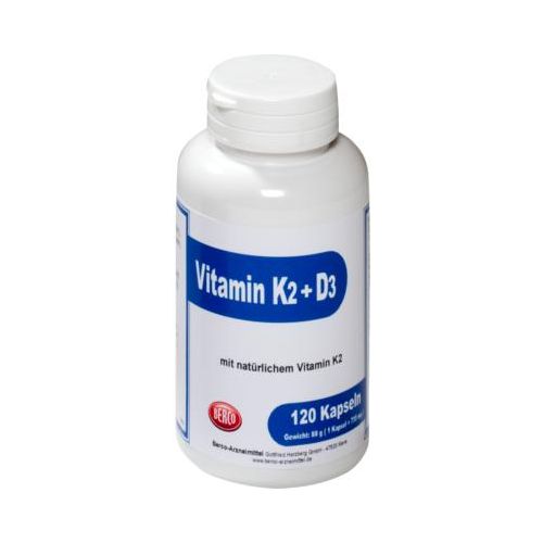 VITAMIN K2+D3 Berco Kapseln 120 St