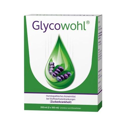 GLYCOWOHL® pflanzliche Tropfen bei Diabetes und Blutzucker 2X100 ml