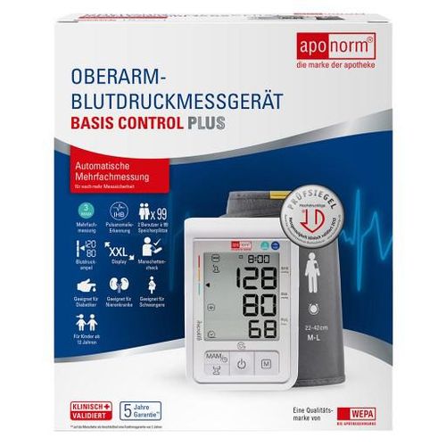 APONORM Blutdruckmessgerät Basis C.Plus Oberarm 1 St