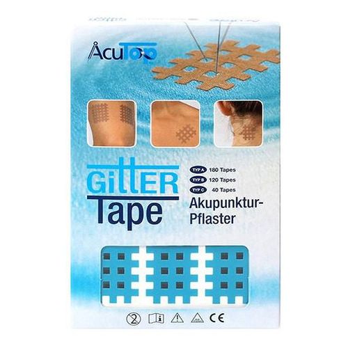 GITTER Tape AcuTop Akupunkturpflaster 5x6 cm blau 40 St