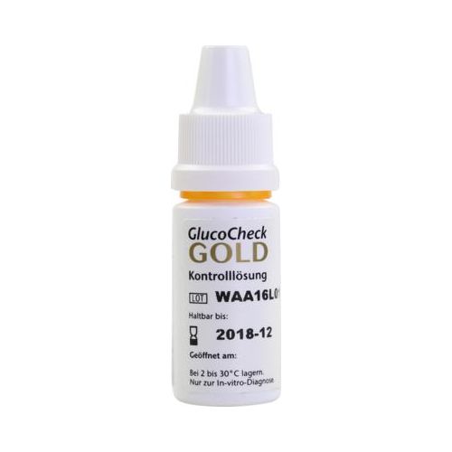 GLUCOCHECK GOLD Kontrolllösung mittel 4 ml