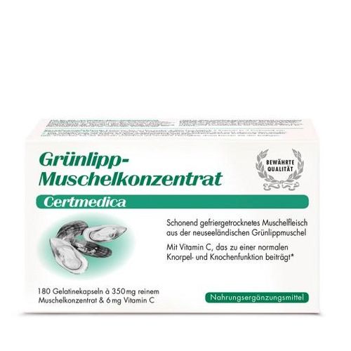 GRÜNLIPPMUSCHEL KONZENTRAT Kapseln 180 St