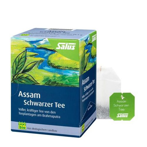 ASSAM schwarzer Tee Bio Salus Filterbeutel 15 St