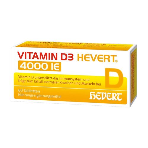 VITAMIN D3 HEVERT 4000 I.E. Tabletten 60 St