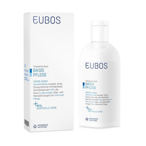 EUBOS BASIS PFLEGE CREME ÖLBAD 200 ml