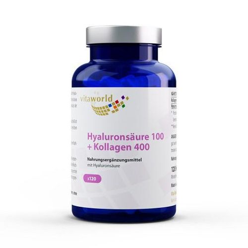 HYALURONSÄURE 100+Kollagen 400 Kapseln 120 St