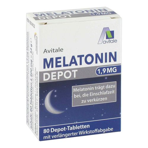 MELATONIN 1,9 mg Depot Tabletten 80 St