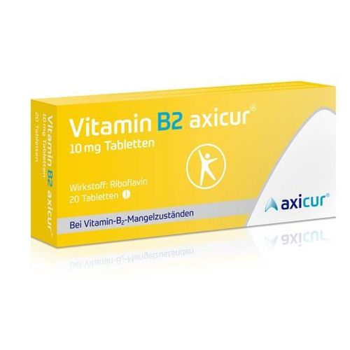 VITAMIN B2 AXICUR 10 mg Tabletten 20 St