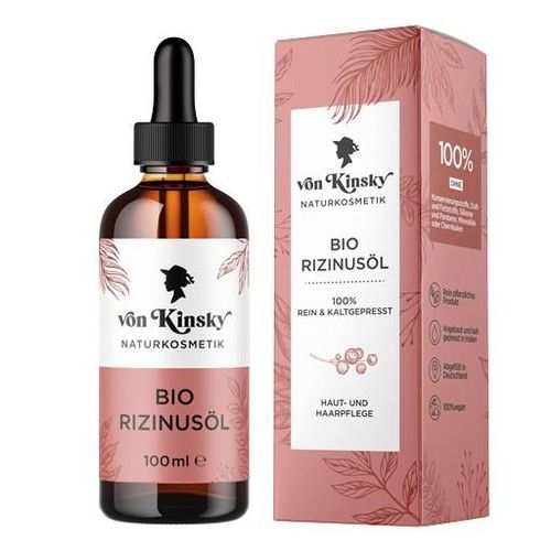 VON KINSKY Bio Rizinusöl reines Gesichts- u.Haaröl 100 ml