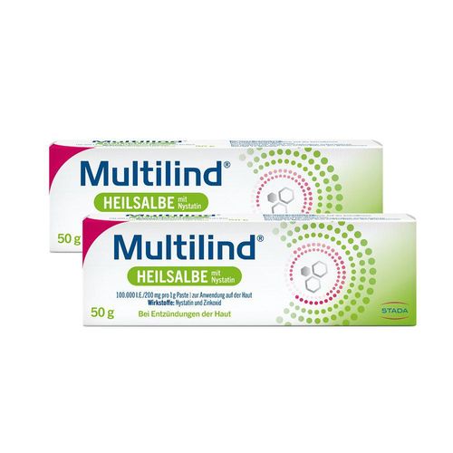 MULTILIND® Wund- Heilsalbe mit Nystatin u. Zinkoxid 2X50 g