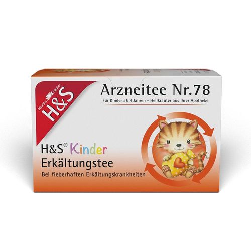H&S Kinder Erkältungstee Filterbeutel 20X1.5 g