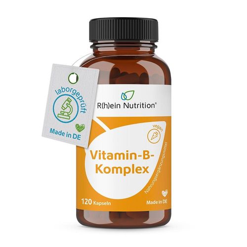 VITAMIN B KOMPLEX hochdosiert Kapseln + vegan 120 St